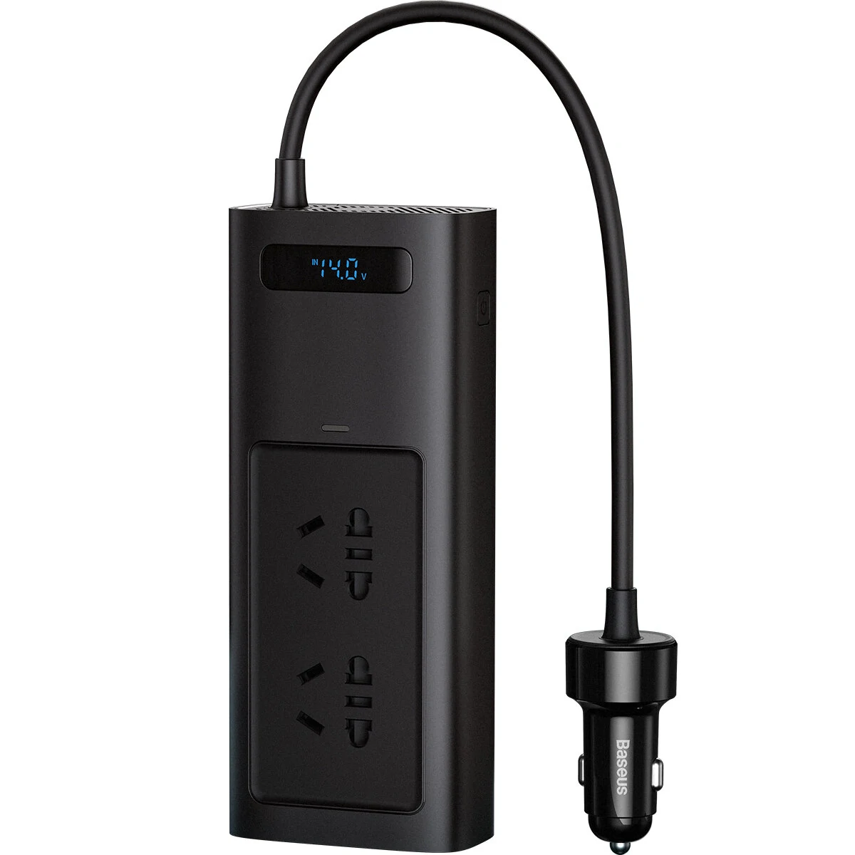 (image for) Baseus 150W Car Inverter USB Type C 30W DC12V to AC 220V 110V Auto Power Inversor Fast Charger For Car Power Adapter